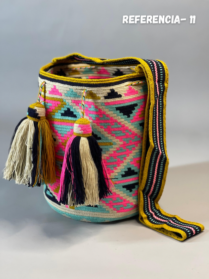 Mochila GRANDE Encanto Wayuu PREMIUM 🤩💐(33x28)