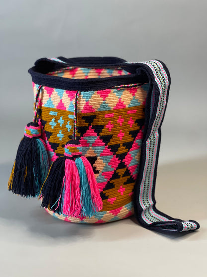 Mochila GRANDE Amatista Wayuu PREMIUM 💜⭐️(33x28)