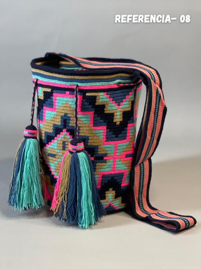 Mochila GRANDE Amatista Wayuu PREMIUM 💜⭐️(33x28)