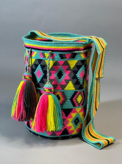 Mochila GRANDE Encanto Wayuu PREMIUM 🤩💐(33x28)