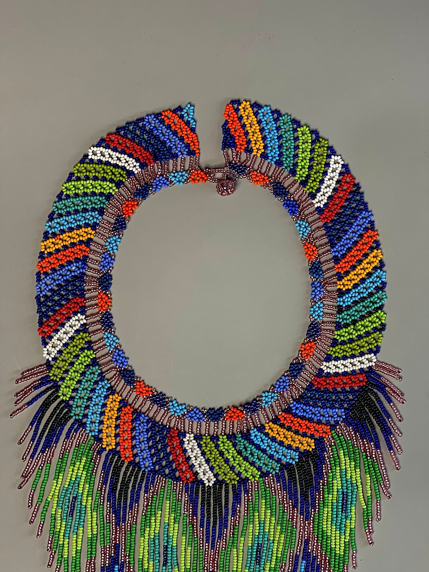 Collar Embera Pavo Real